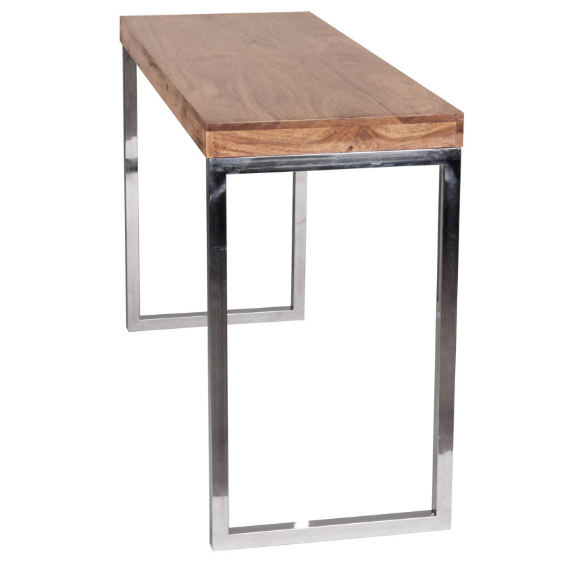 Guna 120cm Solid Wood Top Console Table, Acacia