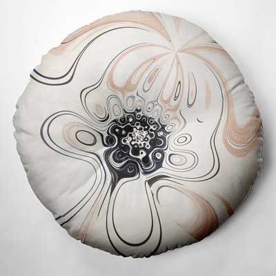 Abstract Reversible Throw Pillow