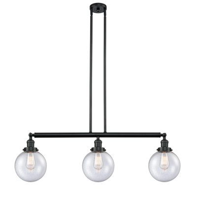 Luminaire suspendu linéaire à 3 lumières pour îlot de cuisine Albanie