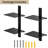 Floating Book Shelves for Wall, 4 Tier Invisible Floating Bookshelf, Vertical Spine Book Tower