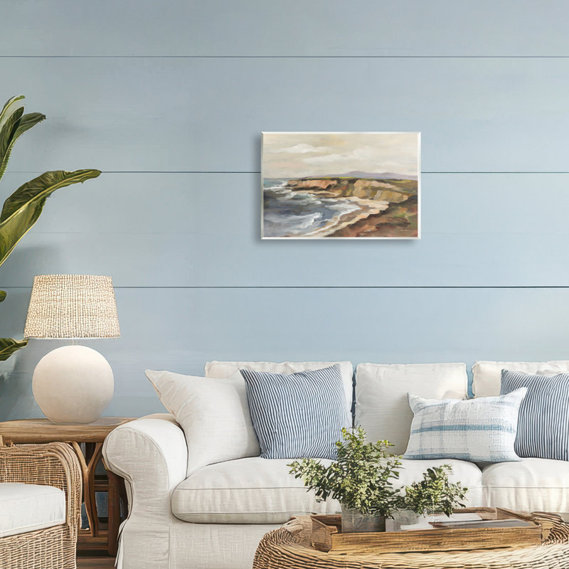 Plaque murale Rocky Coast Expression, design par Silvia Vassileva, H 10 po x l 15 po