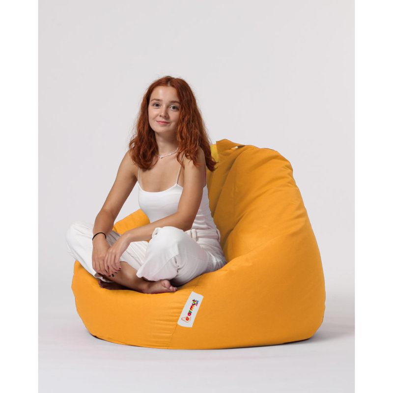 Outdoor Friendly Bean Bag, Yellow