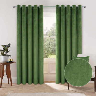 Latvina Eyelet Fully Lined Curtain