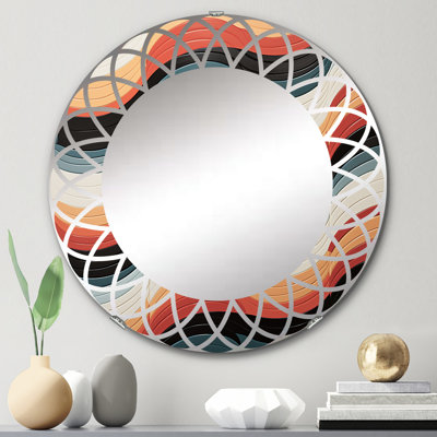 Irlee - Miroir mural rond Mid-Century