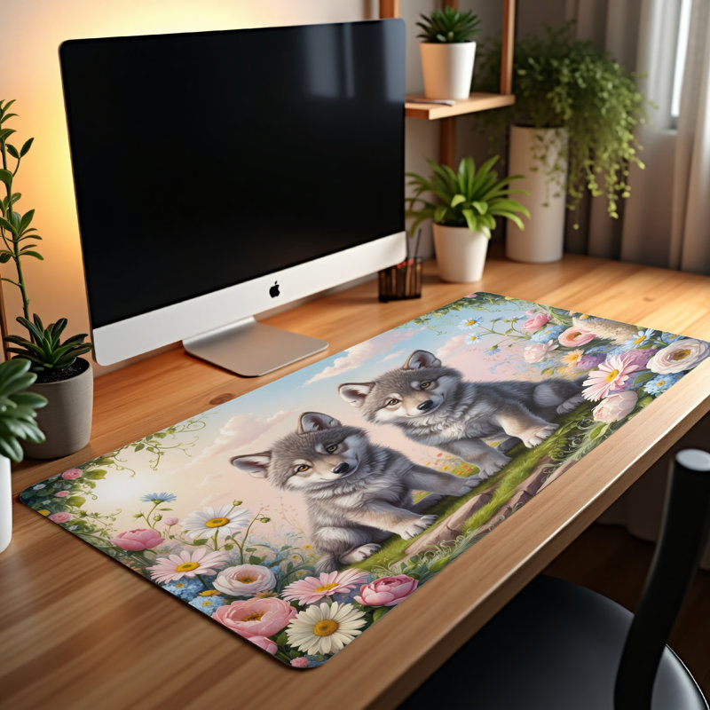 Polyester Desk Pad, 23.6x13.8