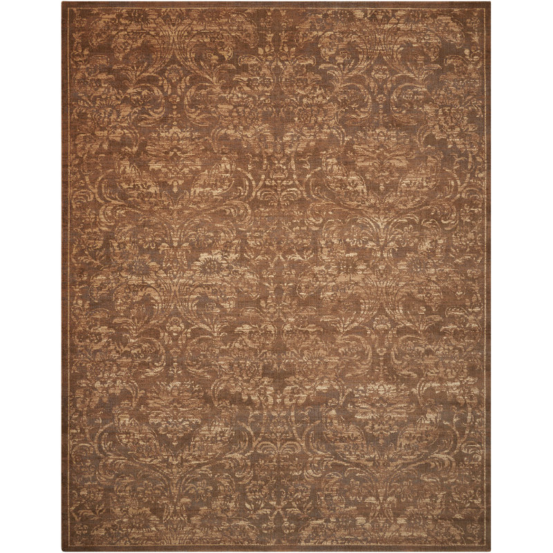 Atarah Silk Floral Indoor Rug, Rectangle 7'9" x 9'9"