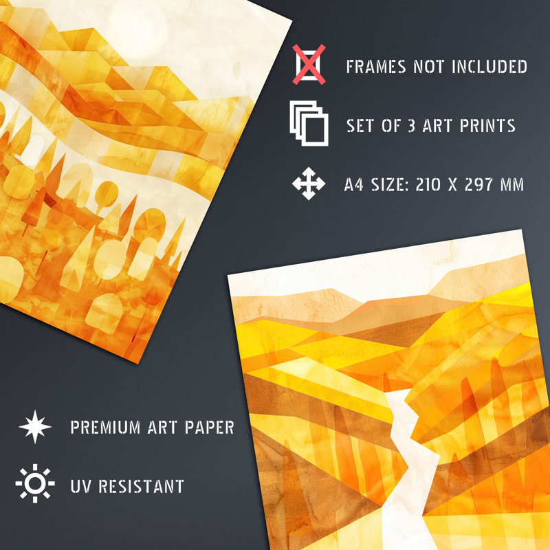 No Frame Print, 29.7cm H x 21cm W
