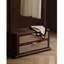 Elegant Black Walnut & Rattan Coat Rack