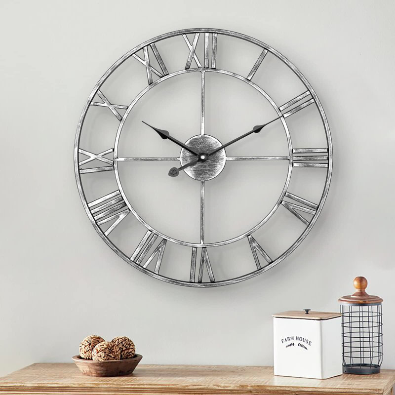 Ansilme Metal Wall Clock, Medium