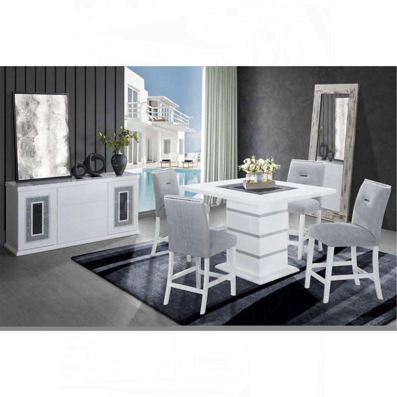 Ensemble de table et tabouret de bar Ariya