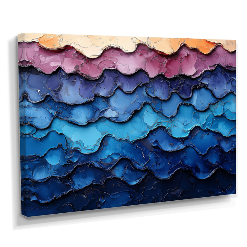 Wooldridge - Abstract Wall Art, Toile tendue sur cadre, H 12 po x l 20 po, Ne s’applique pas