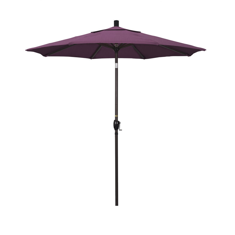 Parasol sunbrella de marché 7,5' Wallach, Toile Sunbrella® iris