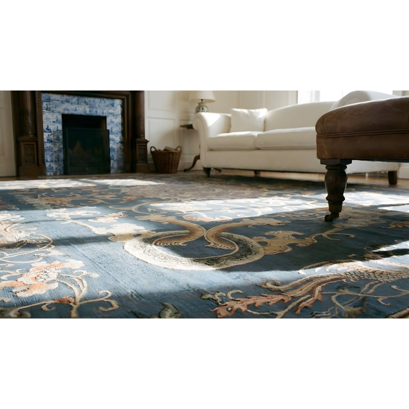 Tapis chinois antique - textile 1825