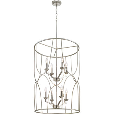 Luminaire suspendu cylindrique à 8 lumières Stafford