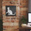  «Chat» par Erin Clark, art mural sur toile, 37 po x 37 po-1504418588