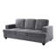 Canapé confortable en velours avec coussins moelleux pour la détente-900186202