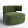 Bascom Upholstered Swivel Barrel Chair