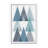 Mod Triangles IV.A by Michael Mullan - Floater Frame Print on Canvas-792207323