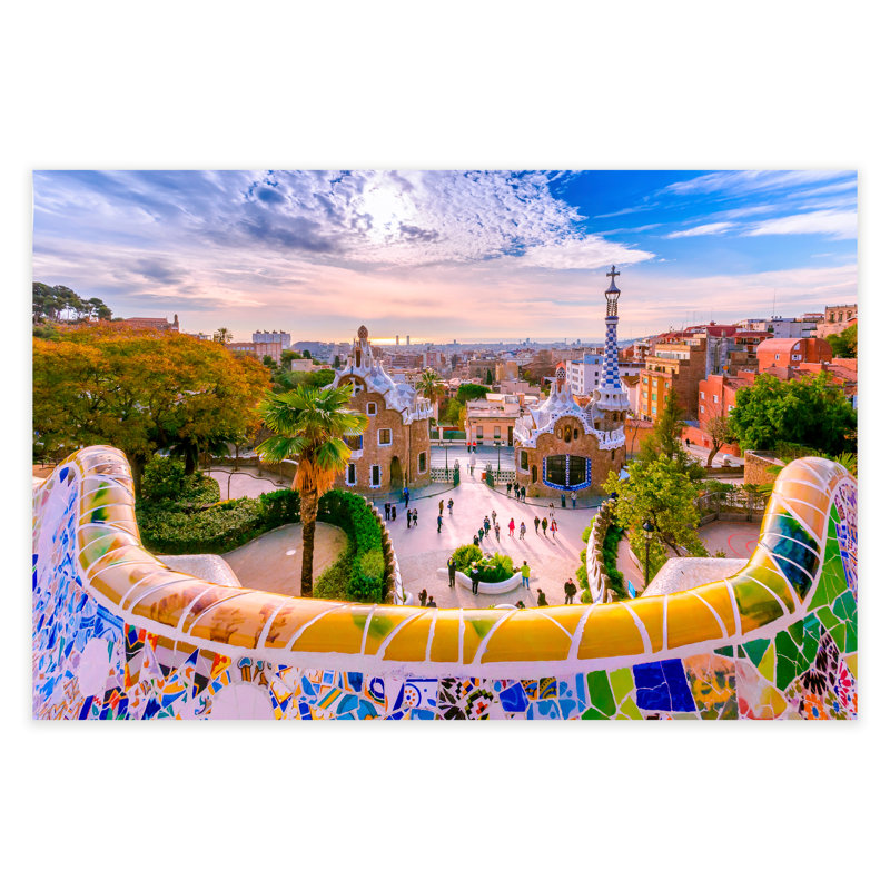 Barcelona Gaudi - Wrapped Canvas Print