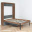 Lit escamotable double avec bureau pliable-940585415