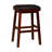 30" Bar Stool, Espresso Finish, Black Leather Seat-1345267677