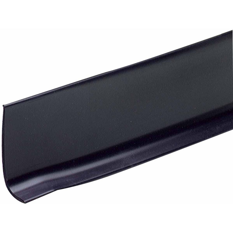 M-D Black Vinyl Wall Base Trim 48" Long