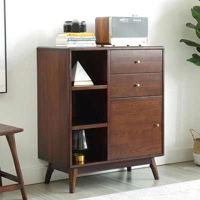 Japanese Style Small-Sized Accent Cabinet