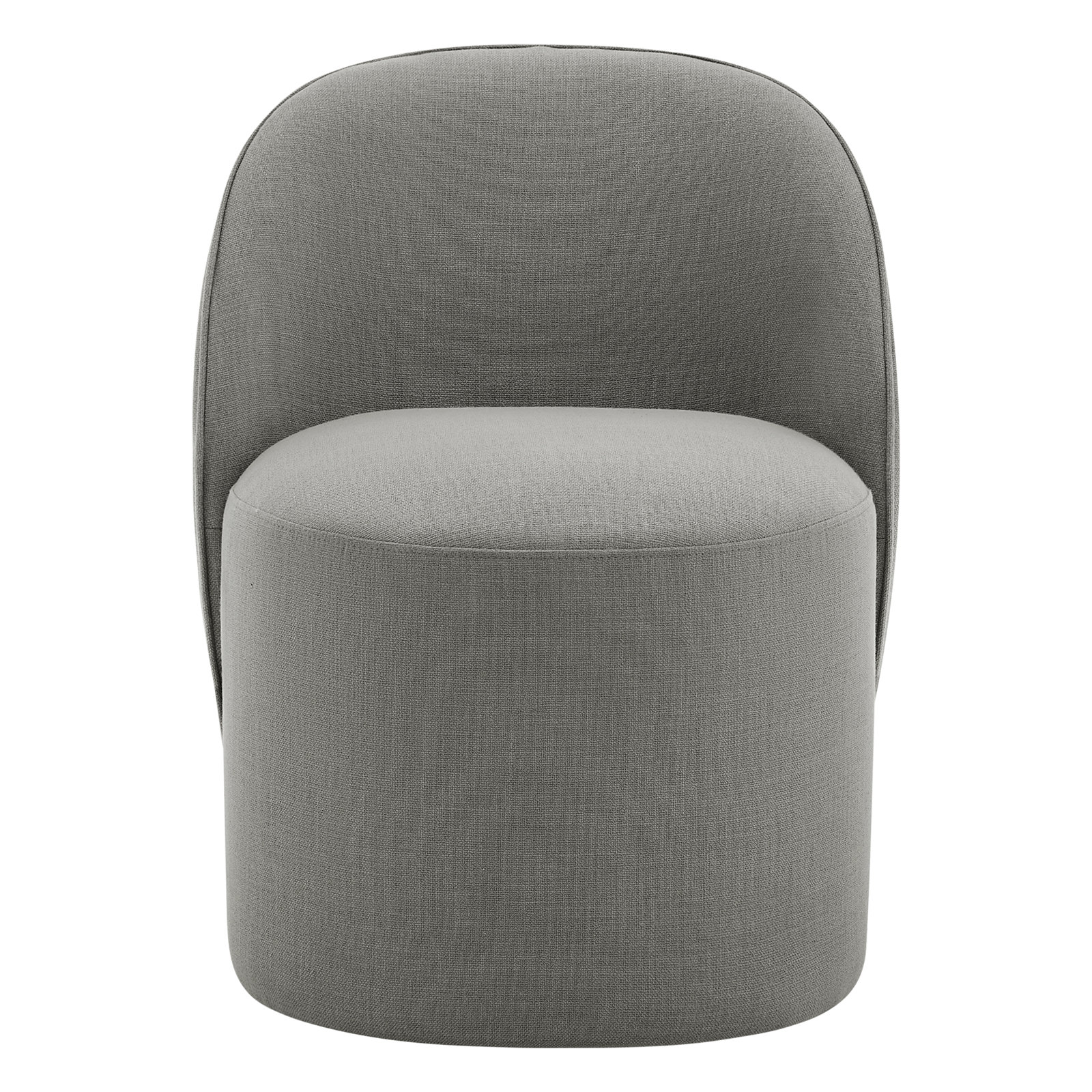 Lola Lola Caster Dining Chair, Polyester Effie Flint