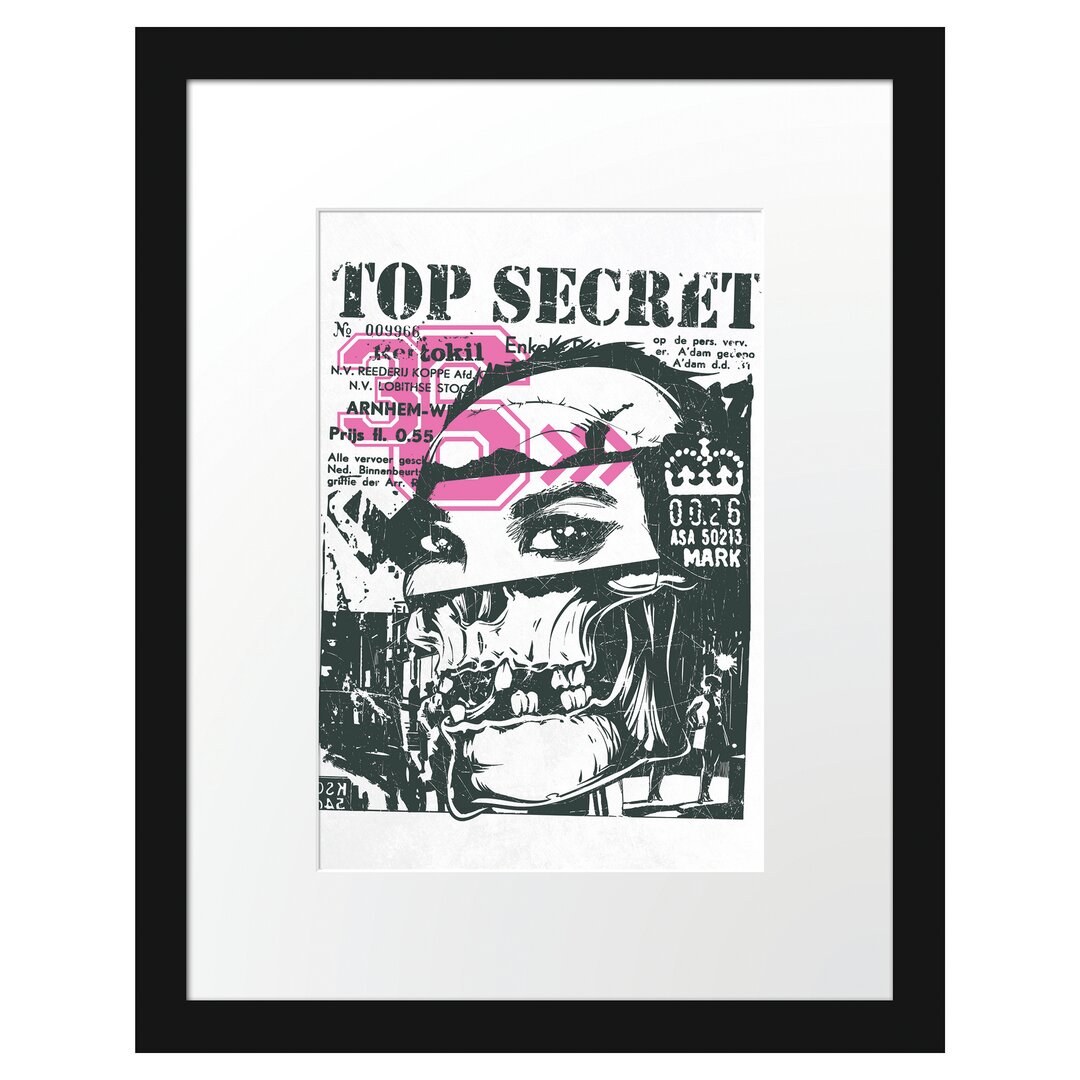 Gerahmtes Poster Top Secret Light