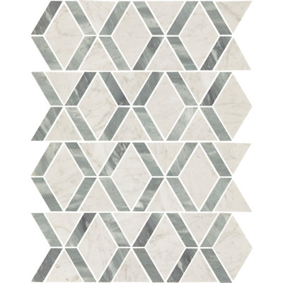 Carrelage mosaïque à charnière en marbre Itona