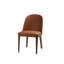 Chaise d’appoint rembourrée rouge brique Klein