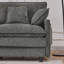 Canapé de 101,9 pouces à trois places, fabriqué en tissu cachemire, équipé d'un repose-pieds mobile, conception modulaire-979003323