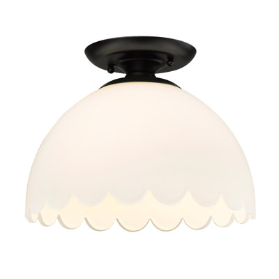 Filomela Glass Semi Flush Mount