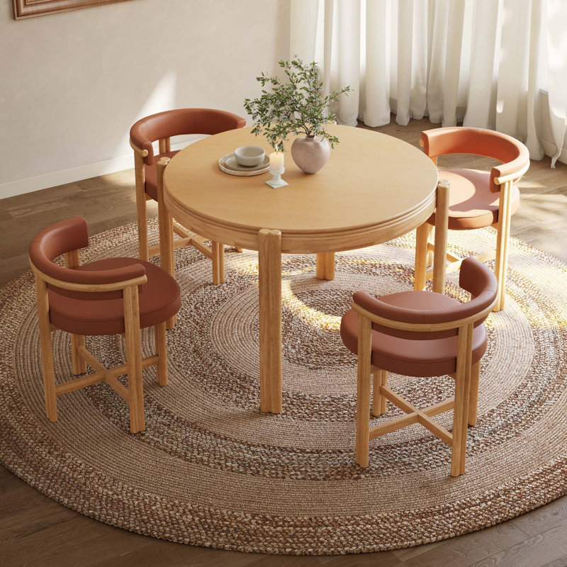 Ensemble repas pour 4, 5 pièces: table, 4 chaises