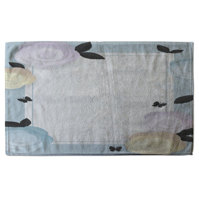 Cotton Floral Waffle Kitchen Towel