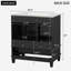 Meuble-lavabo autoportant de 30 po Velmori avec comptoir en céramique et rangement intelligent-1901780291-1901780293