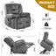 Fauteuil inclinable Power Lift avec massage et chauffage pour le confort et la mobilité des personnes âgées