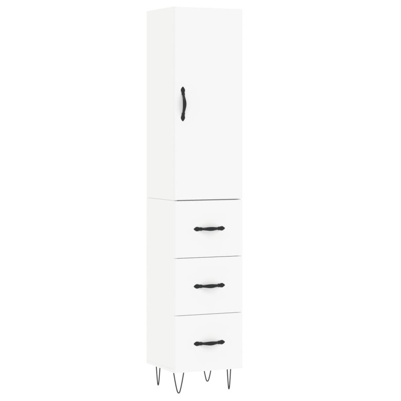 34.5cm Sideboard, White