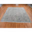 Tapis carré bleu en soie noué à la main 10 pi 2 po x 10 pi 2 po 49ACEE7572E941C3A28C4506B640AE37