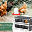 8 nichoirs à poulets en bois - Toit, perchoir pliable, tracas - Collection d'œufs pour et toits de canards, volaille en liberté