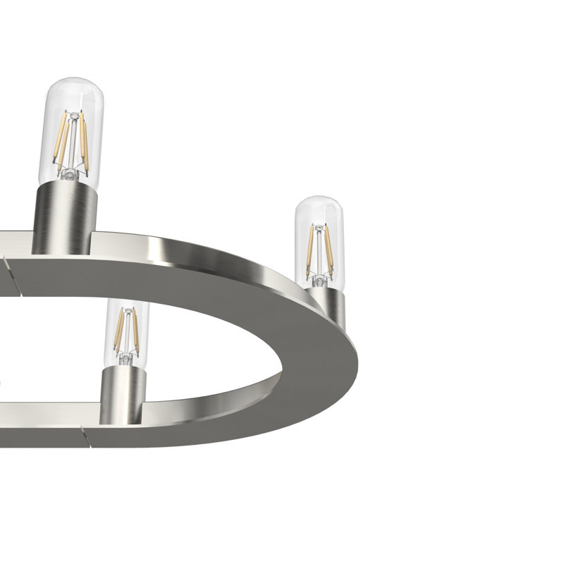 Hunter Saddlewood 10 Light Linear Chandelier Light Fixture