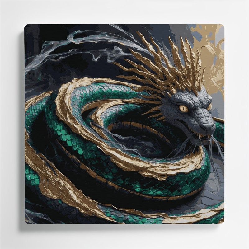 Art mural noir Sci Fi Basilisk