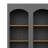 Free Standing 5 Tier Bookshelves, Bookcases Set Of 2, Farmhouse Two-Tone Storage Cabinet With Adjustable Shelves, 72"H Kitchen Pantry Cabinet-18080000