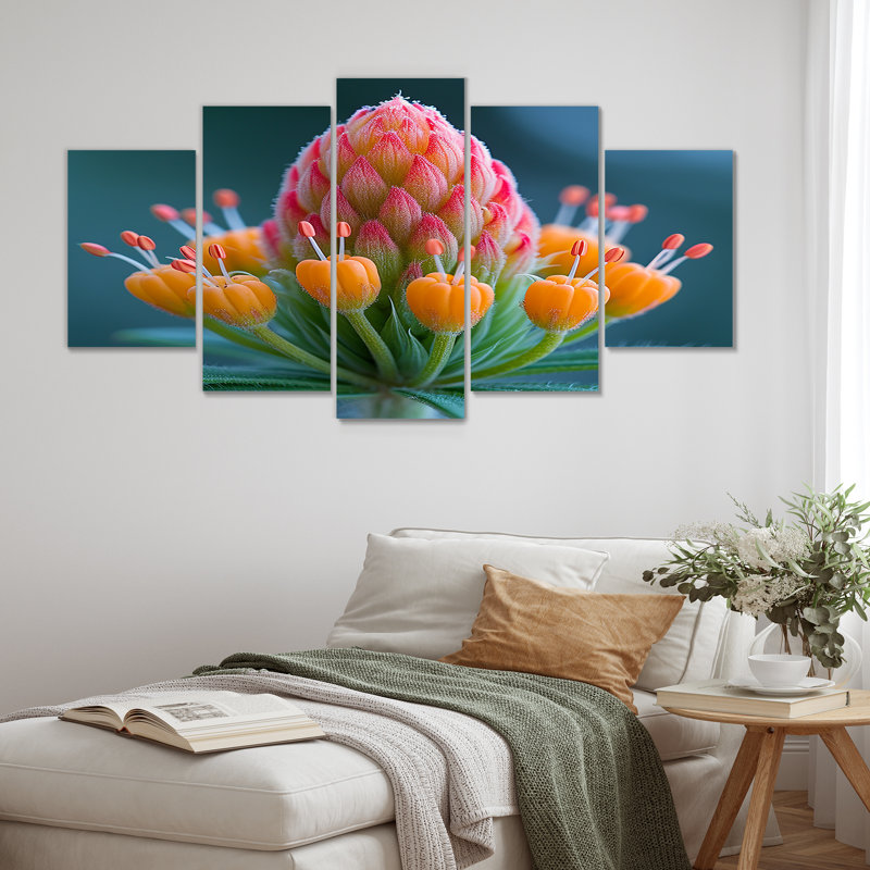 Roark - Ensemble de 5 décorations murales fleurs