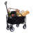 Collapsible Foldable Wagon Cart with strapping system, Beach Wagon Utility Cart Utility Wagon Grocery Cart for Camping Shopping Sports Gardeing Fishing Supports 225lbs All-Terrain Wheels-106491699