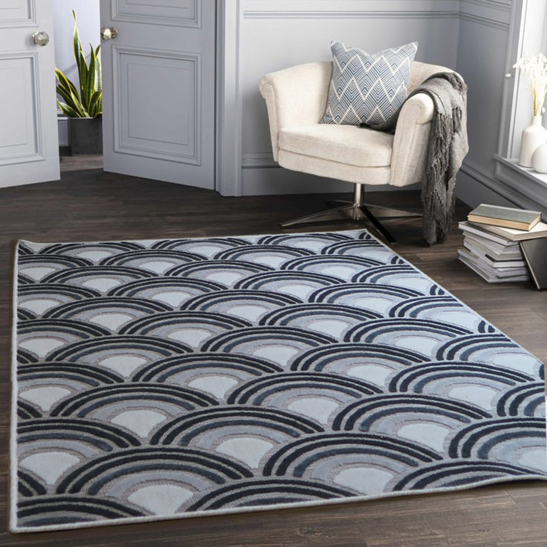 Verlene Geometric Hand Woven 120cm X 170cm Indoor / Outdoor Area Rug