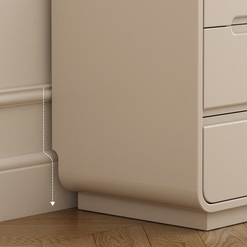 Meuble télé français de style crème simple, Beige