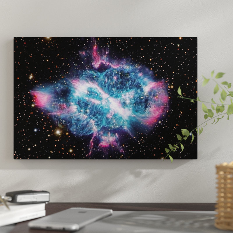 Reproduction d'art graphique sur toile, H 12 po x l 18 po x P 1,5 po, Toile tendue, Pas de tapis