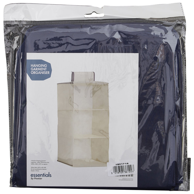 Jered Fabric Multi-Layer Hanger for Purse, Blue