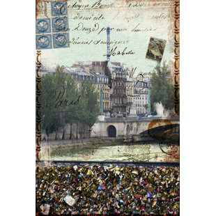 Trademark Fine Art 'Postcards of Paris VI' Canvas Art by Sandy Lloyd